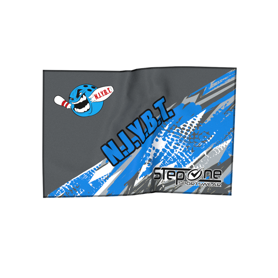 Crazy Zag Blue Ball Towel NJYBT