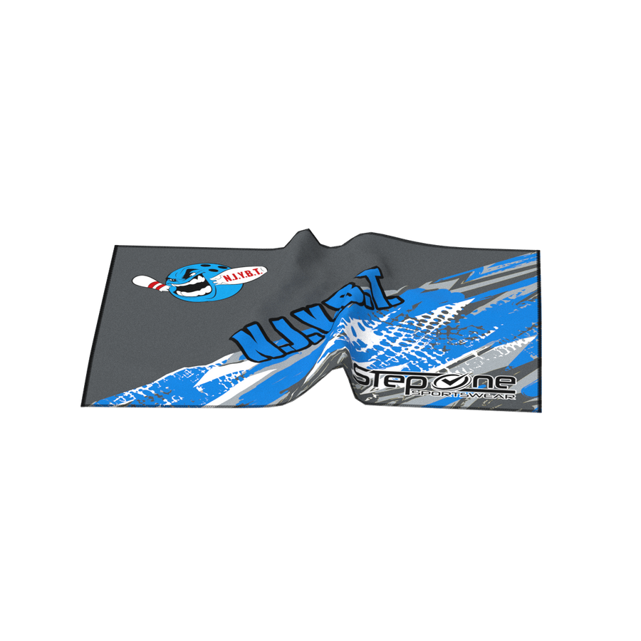 Crazy Zag Blue Ball Towel NJYBT
