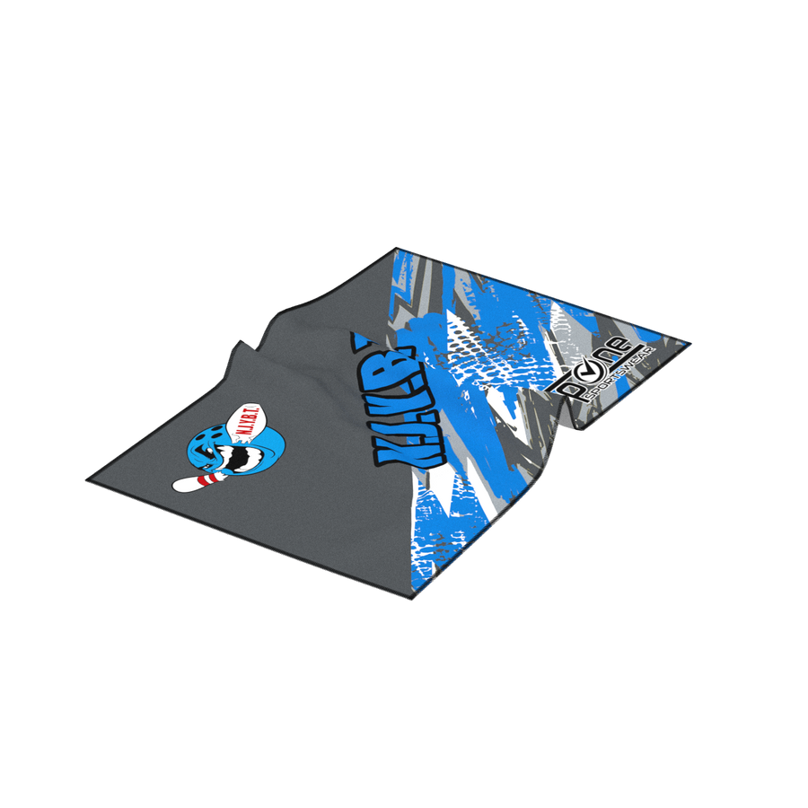 Crazy Zag Blue Ball Towel NJYBT