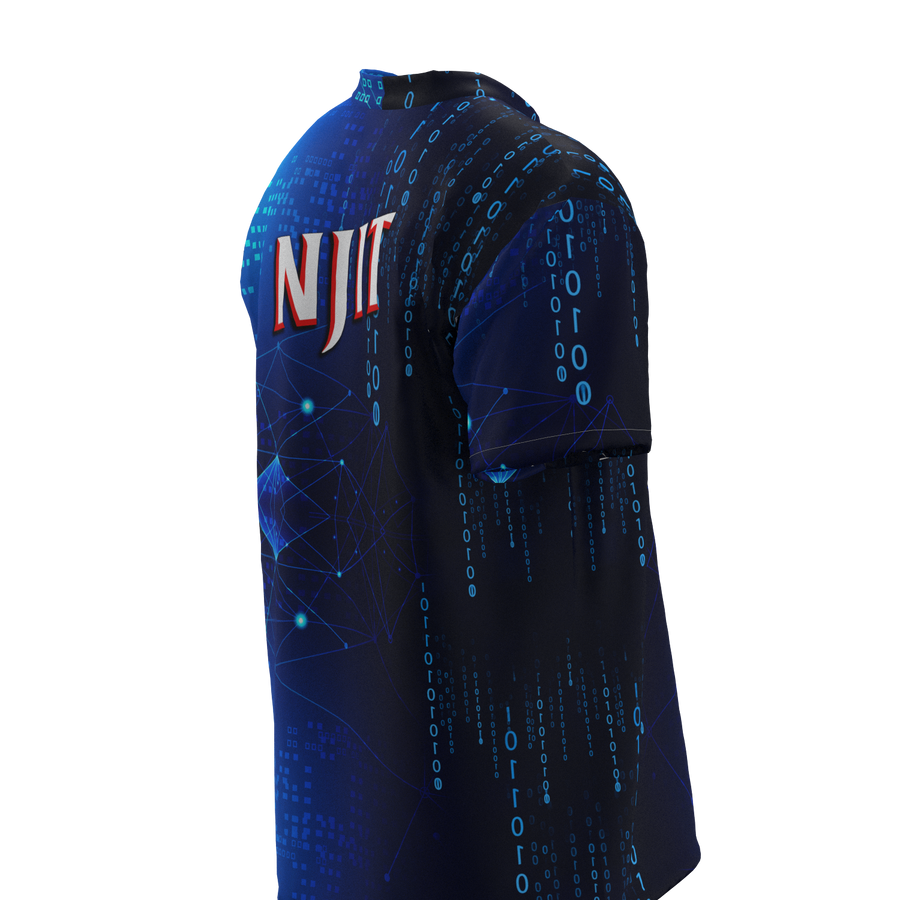 Performance T-Shirt NJIT Blue 0's and 1's