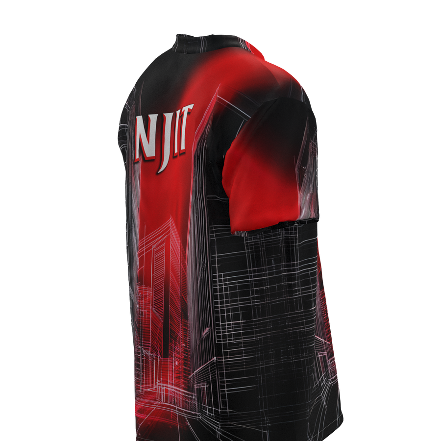 Performance T-Shirt NJIT Red Graph