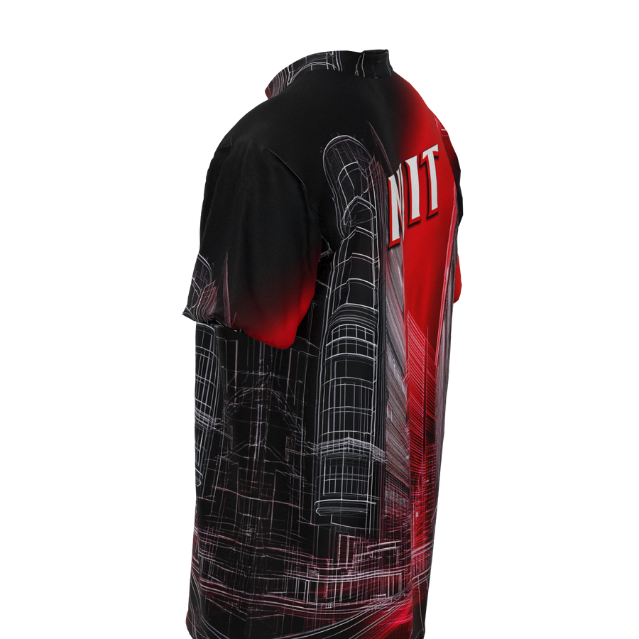 Performance T-Shirt NJIT Red Graph