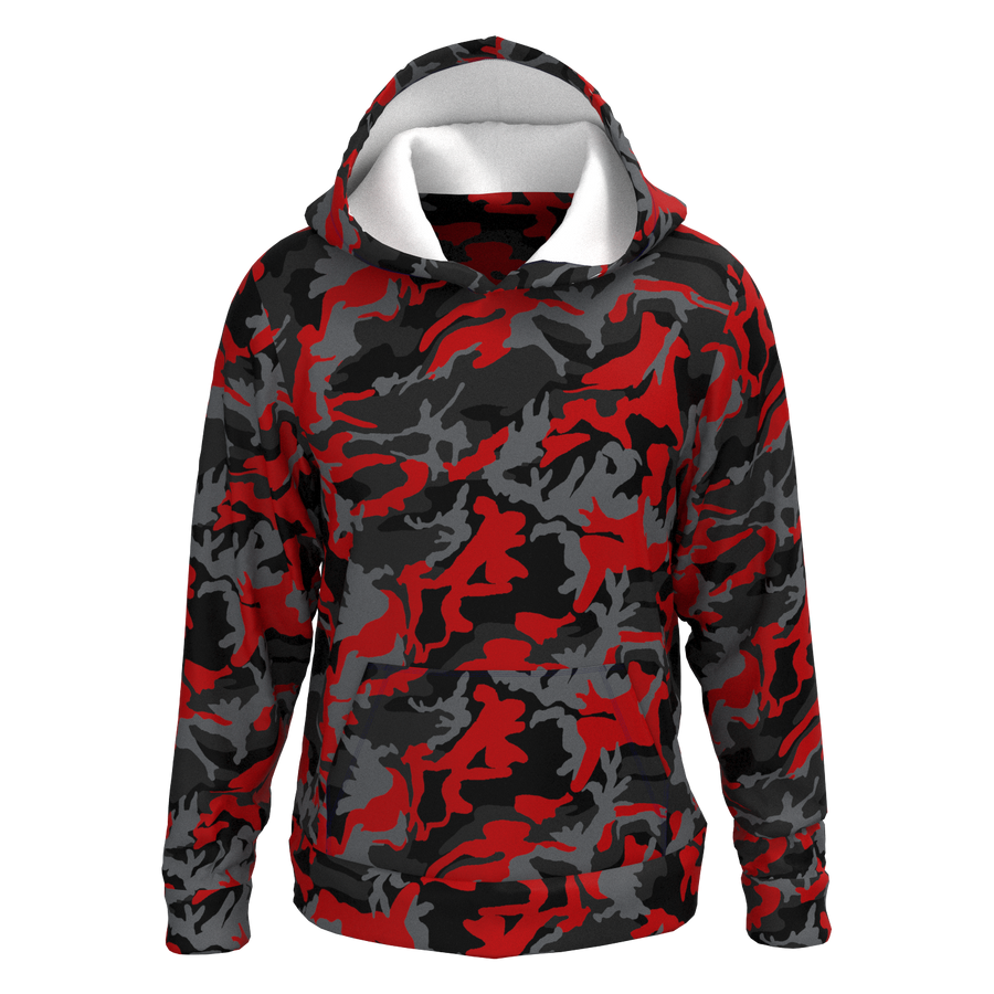 ATL Camo Red Black- Hoodie