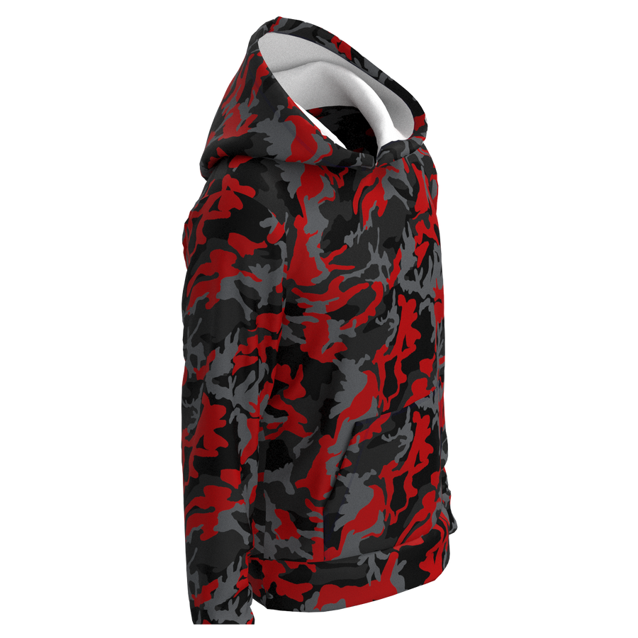 ATL Camo Red Black- Hoodie