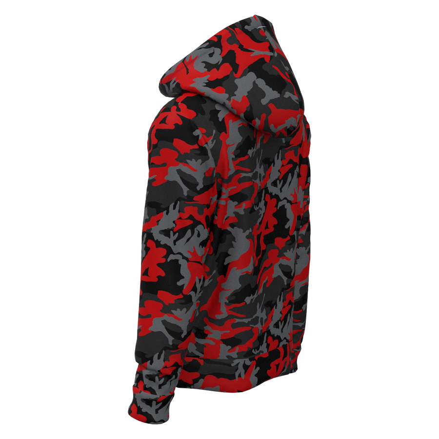 ATL Camo Red Black- Hoodie