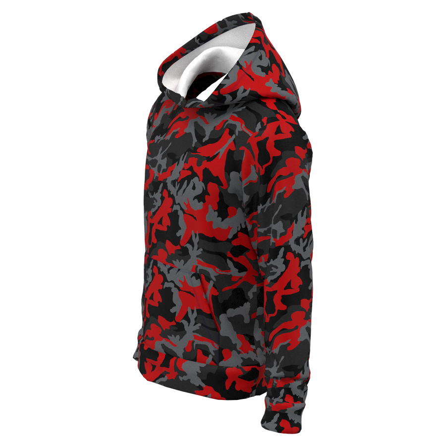 ATL Camo Red Black- Hoodie