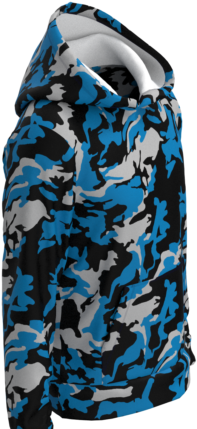 CAR Camo Teal Black - Hoodie