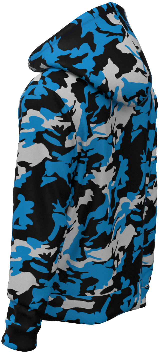 CAR Camo Teal Black - Hoodie