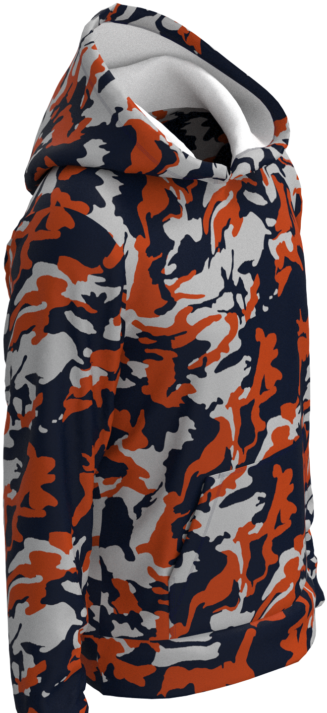 CHI Camo Orange Navy - Hoodie