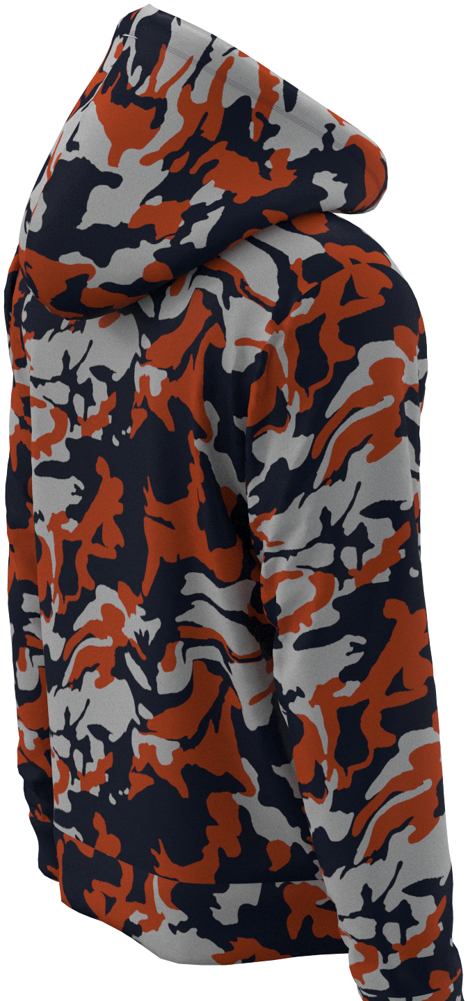 CHI Camo Orange Navy - Hoodie