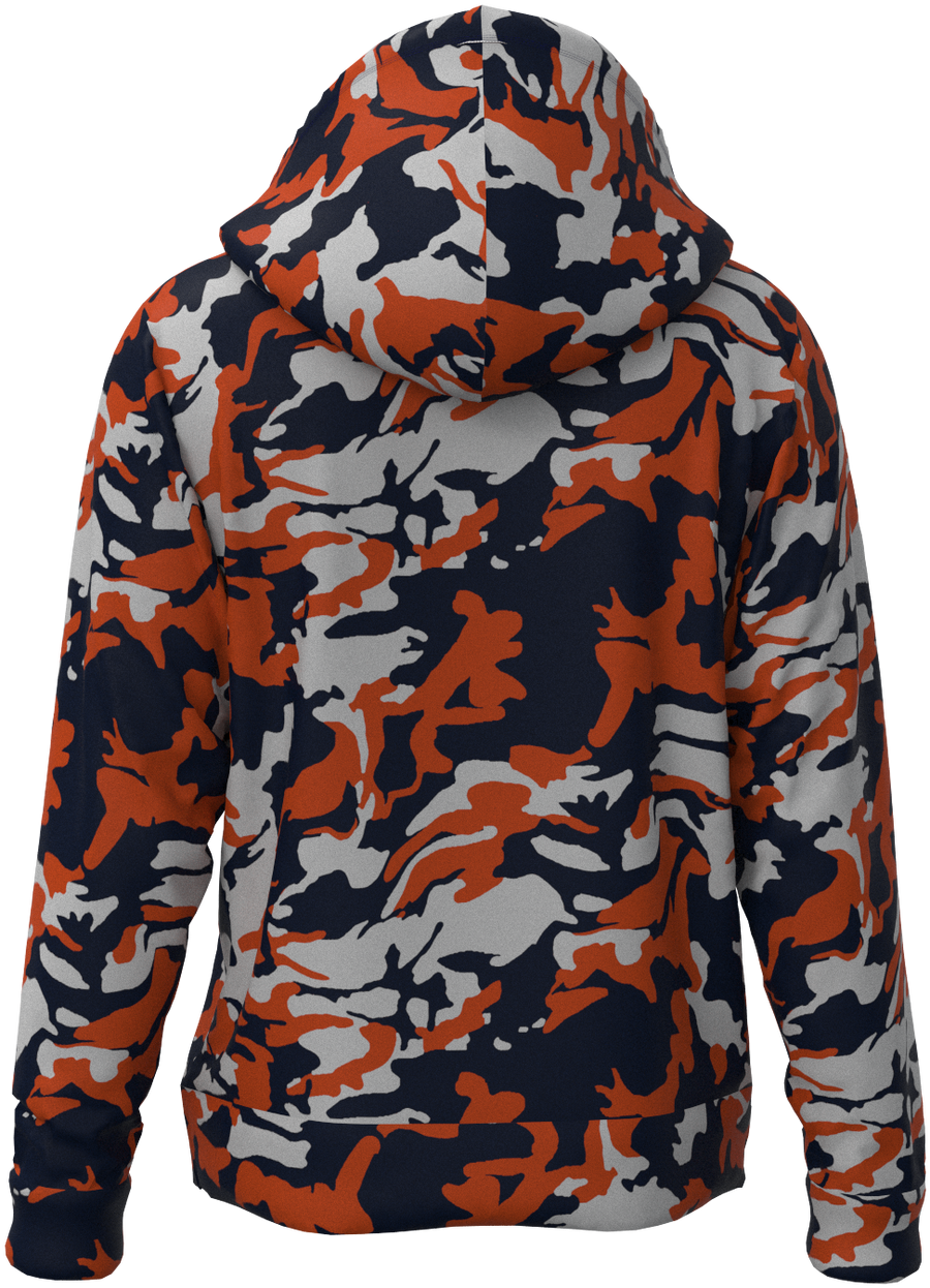 CHI Camo Orange Navy - Hoodie