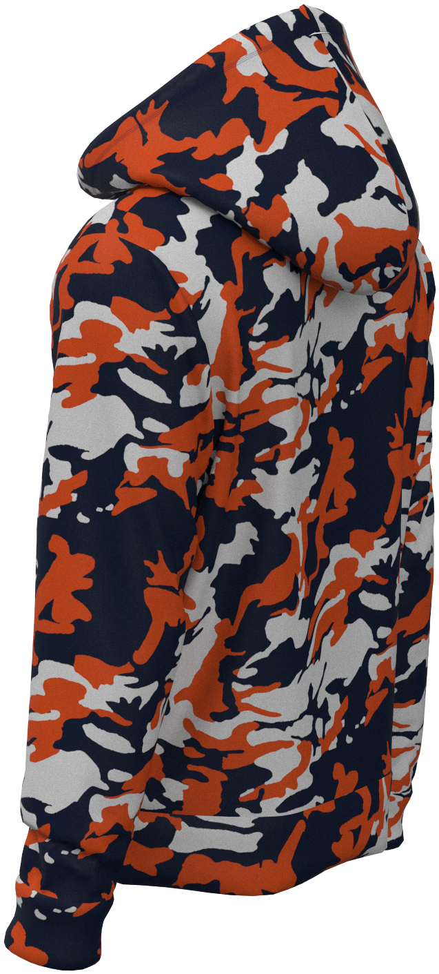 CHI Camo Orange Navy - Hoodie