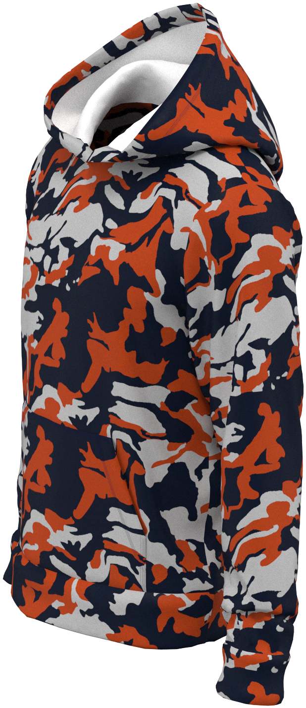 CHI Camo Orange Navy - Hoodie