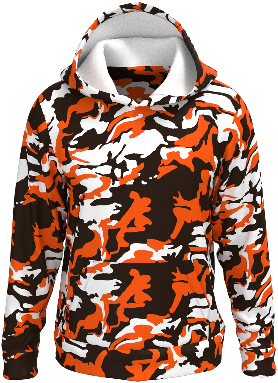 CLE Camo Orange Brown- Hoodie