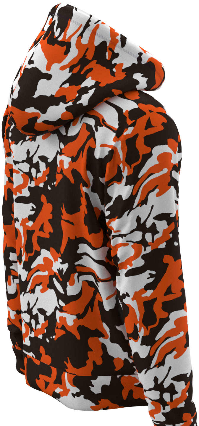 CLE Camo Orange Brown- Hoodie