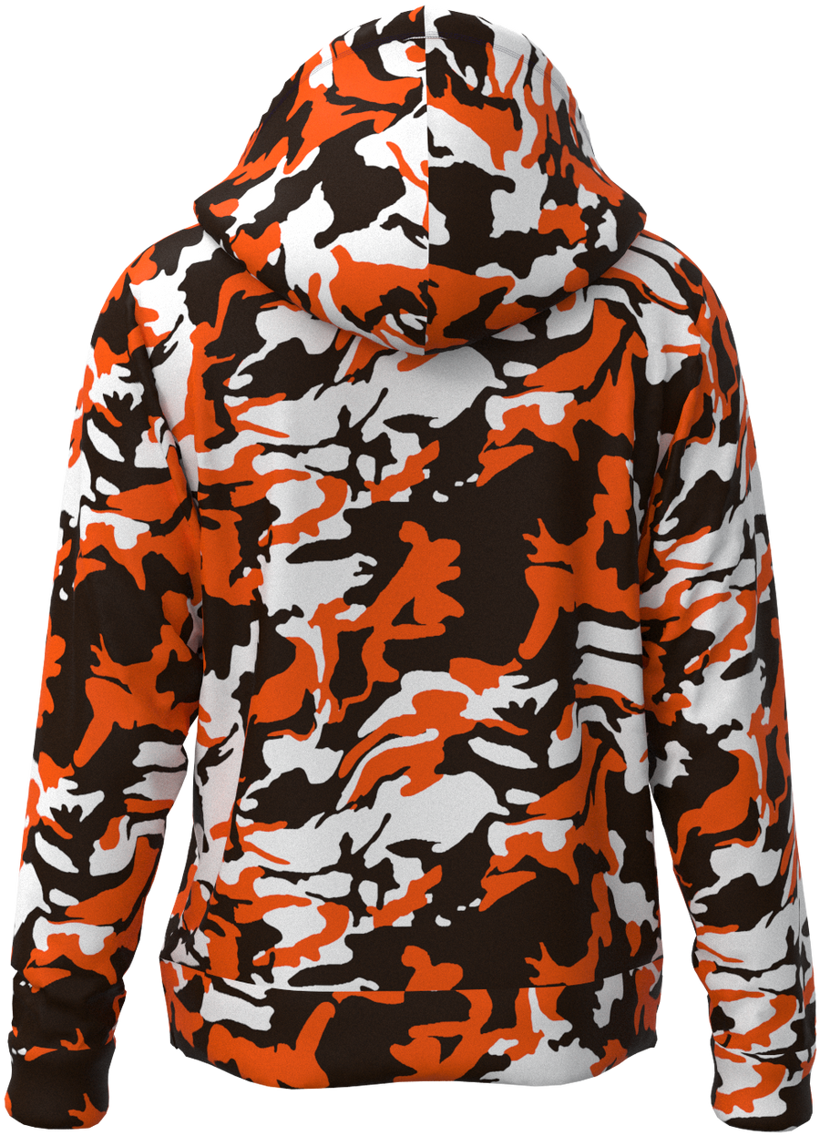 CLE Camo Orange Brown- Hoodie