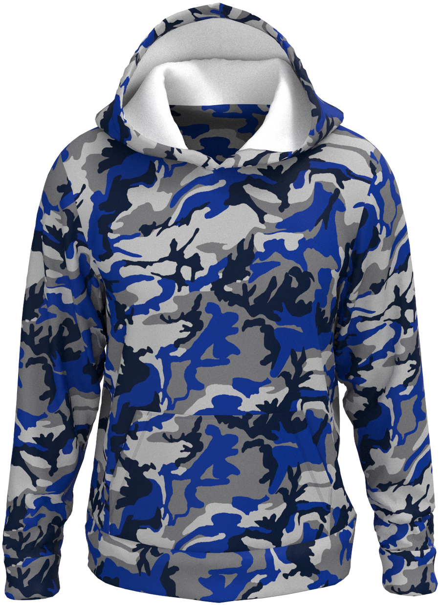 Dal Camo Blue Silver- Hoodie