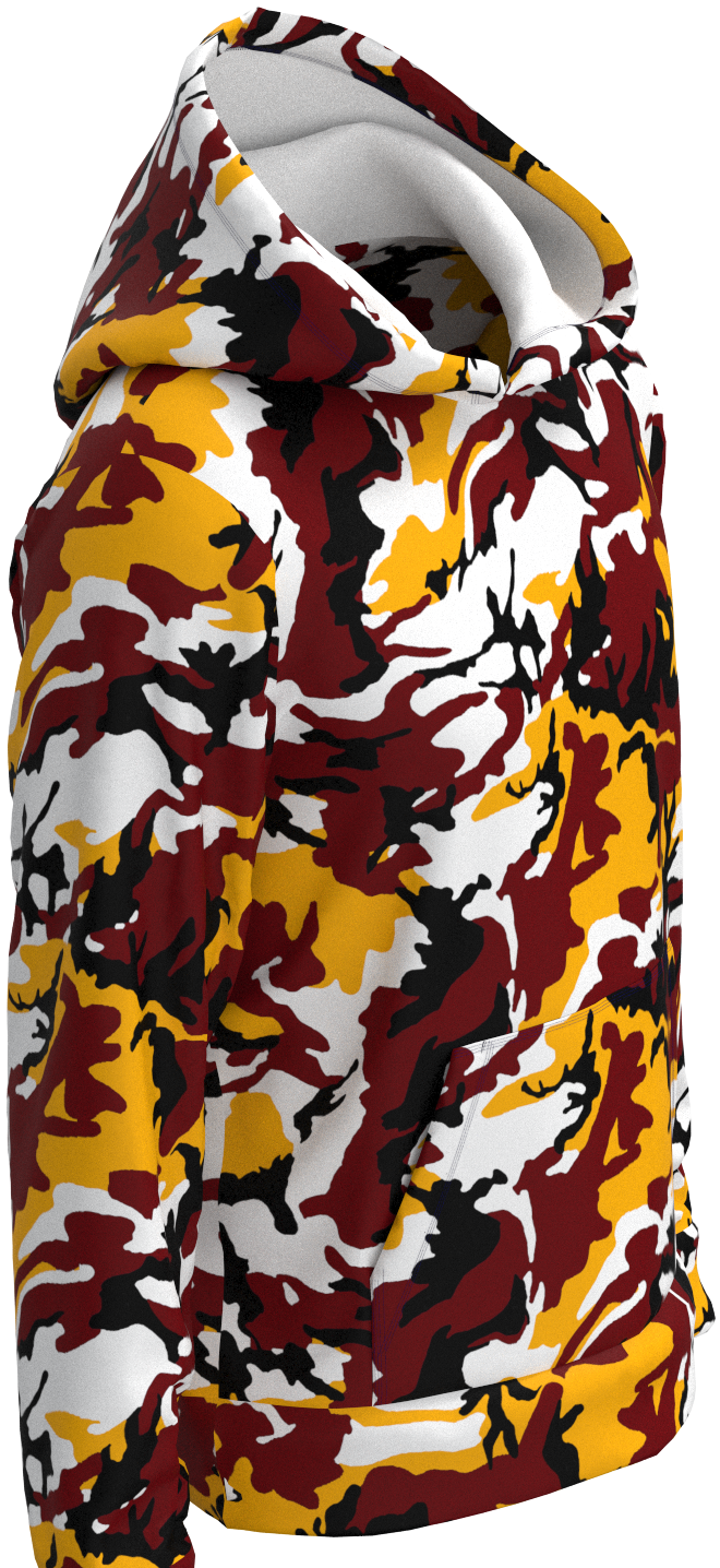 DC Camo Red Gold- Hoodie