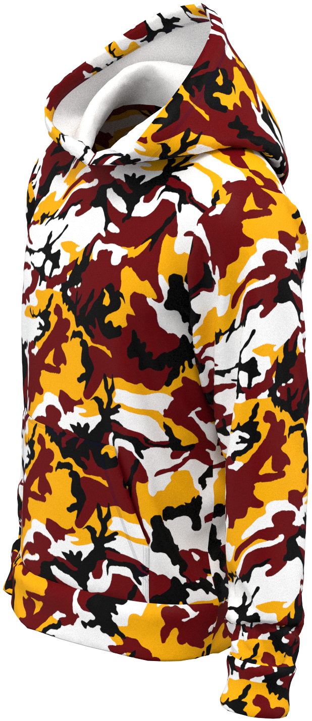 DC Camo Red Gold- Hoodie