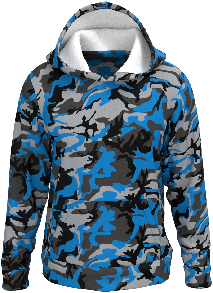 DET Camo Blue Silver - Hoodie