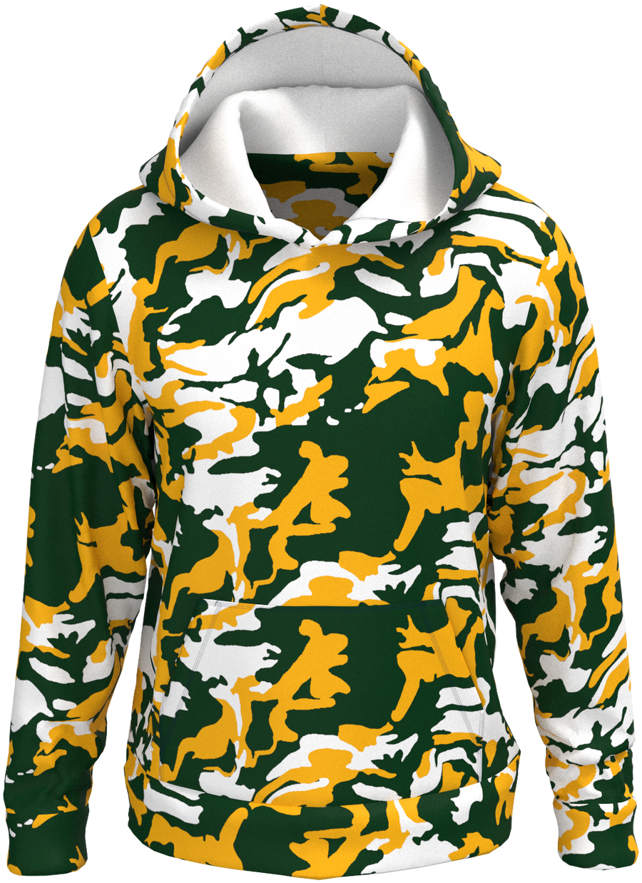 GB Camo Green Yellow - Hoodie