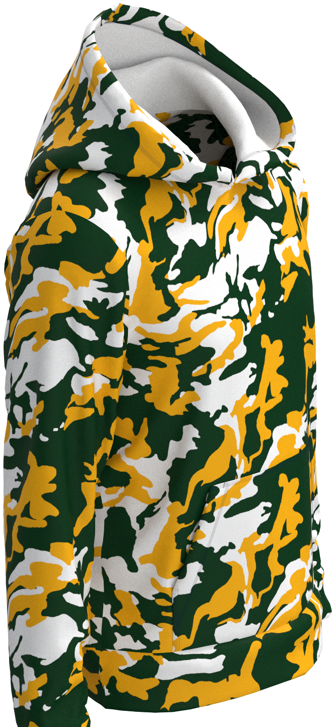 GB Camo Green Yellow - Hoodie