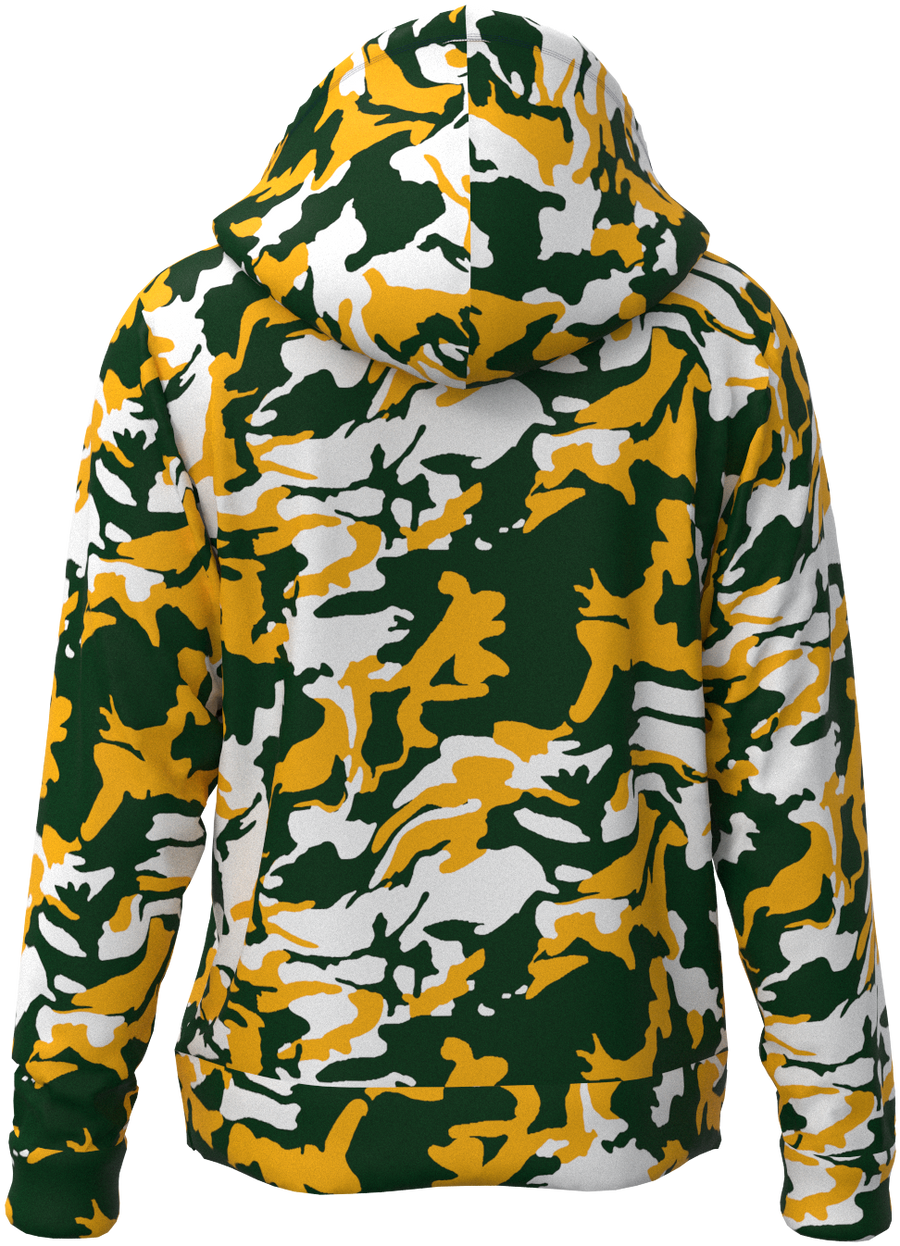 GB Camo Green Yellow - Hoodie