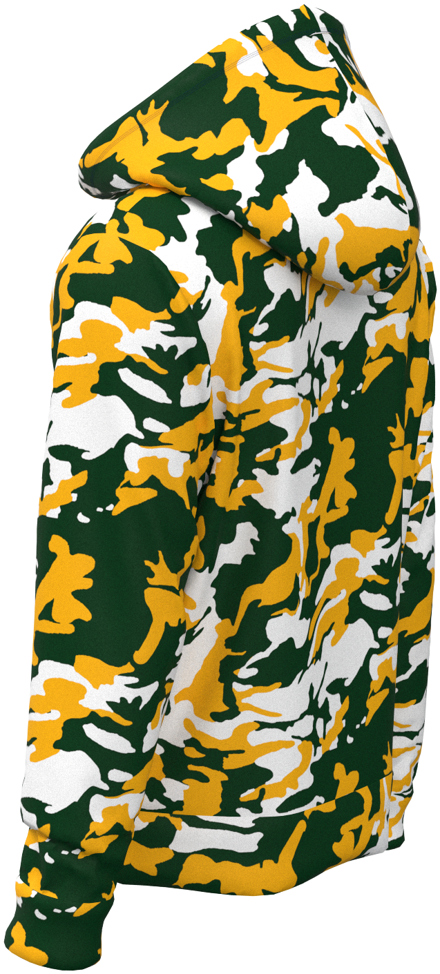 GB Camo Green Yellow - Hoodie