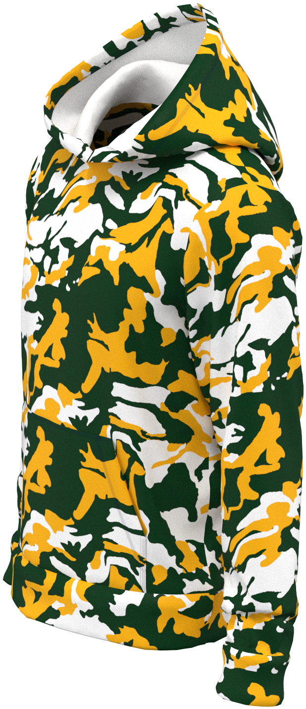 GB Camo Green Yellow - Hoodie