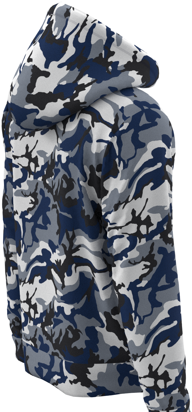 IND Camo Blue White - Hoodie