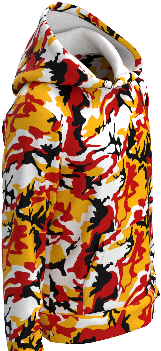 KC Camo Red Gold - Hoodie