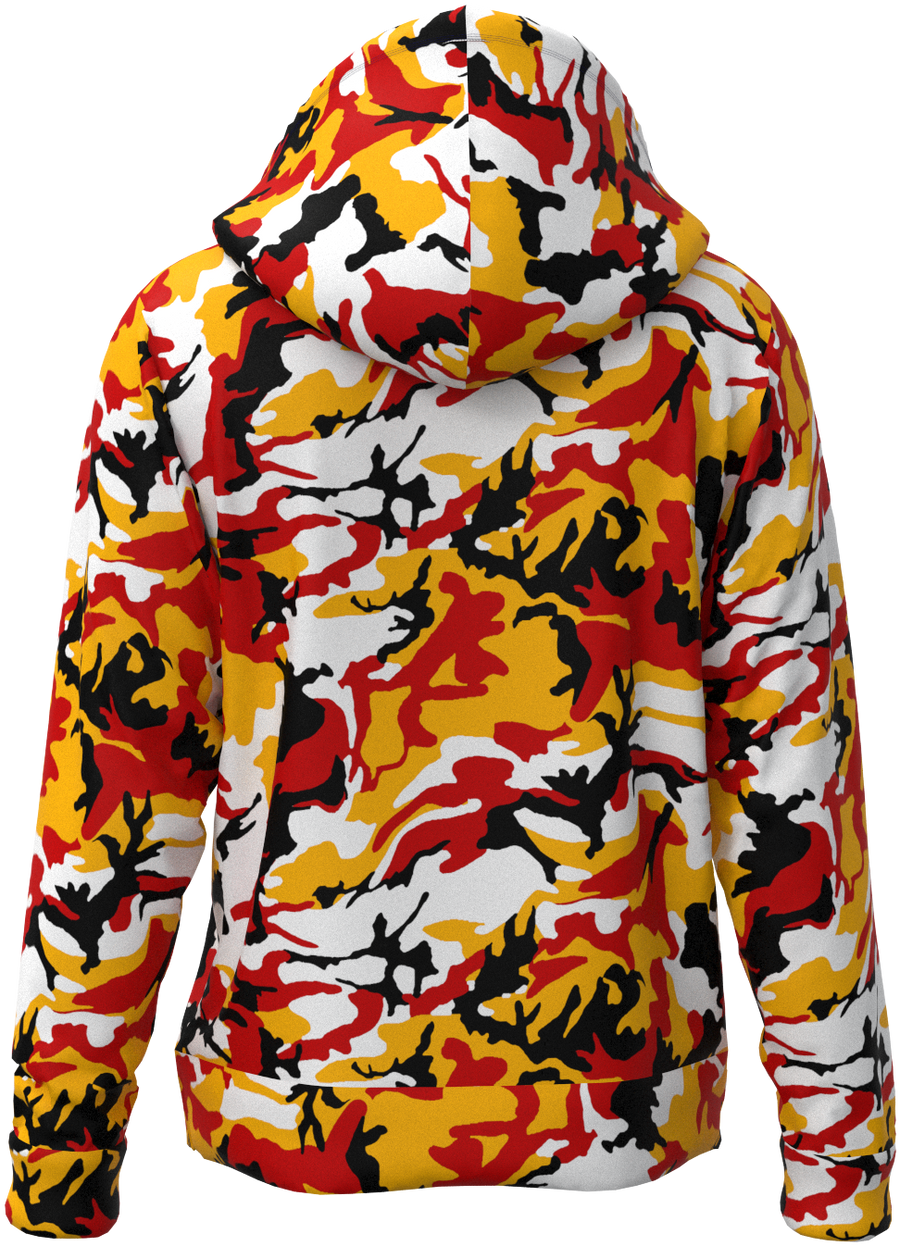 KC Camo Red Gold - Hoodie