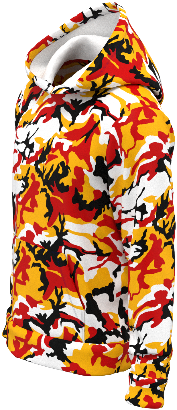 KC Camo Red Gold - Hoodie