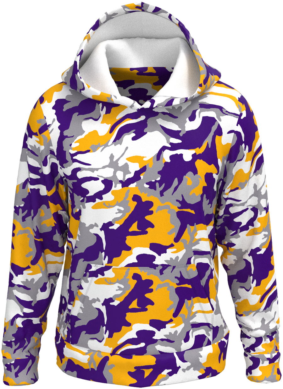 MN Camo Purple Yellow - Hoodie