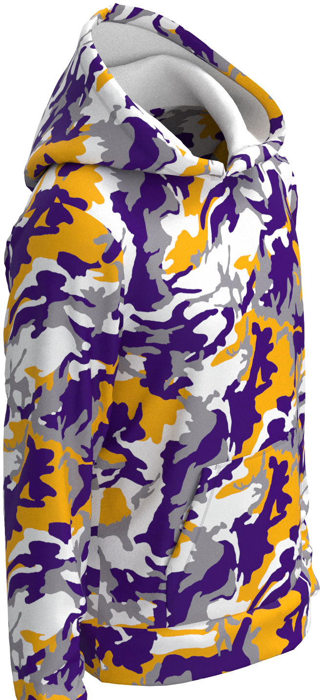 MN Camo Purple Yellow - Hoodie