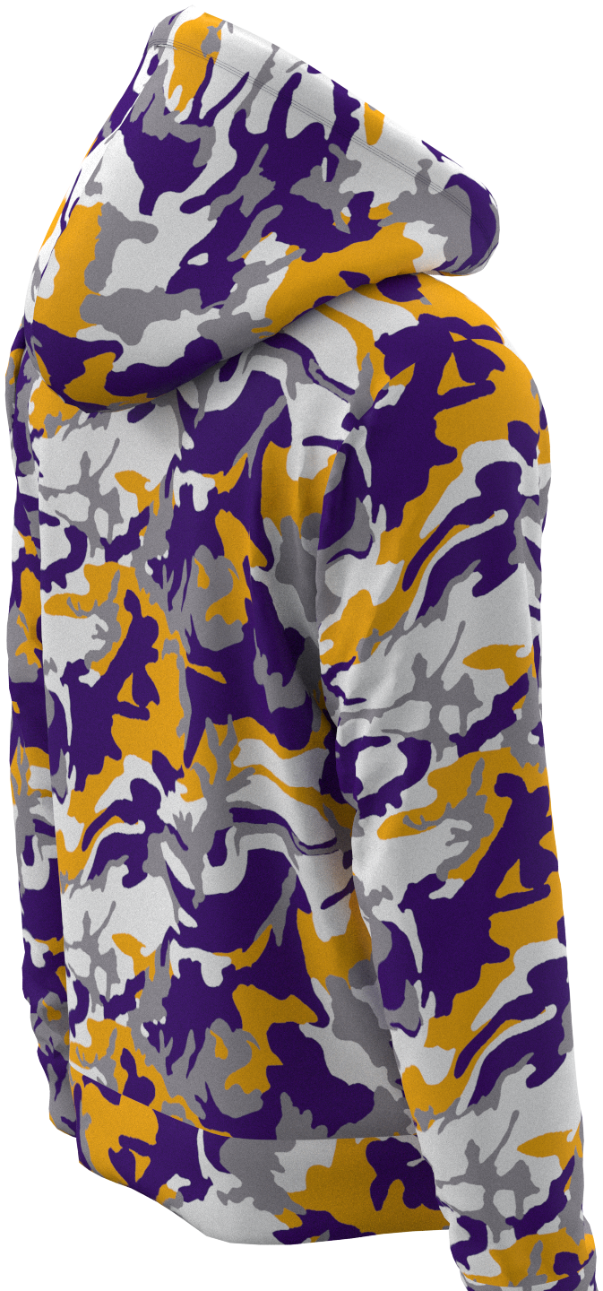 MN Camo Purple Yellow - Hoodie