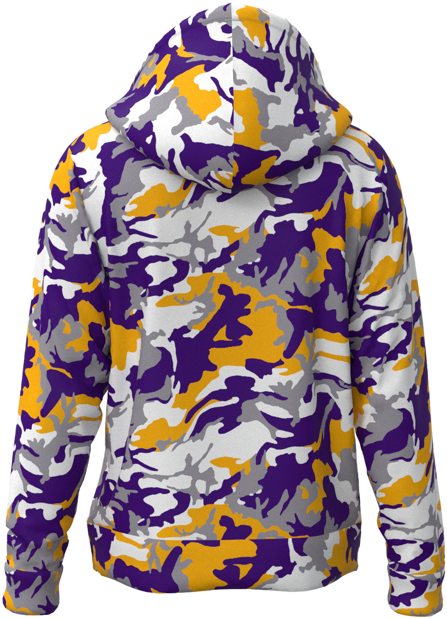 MN Camo Purple Yellow - Hoodie