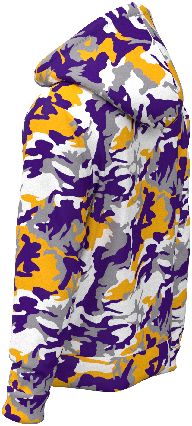 MN Camo Purple Yellow - Hoodie