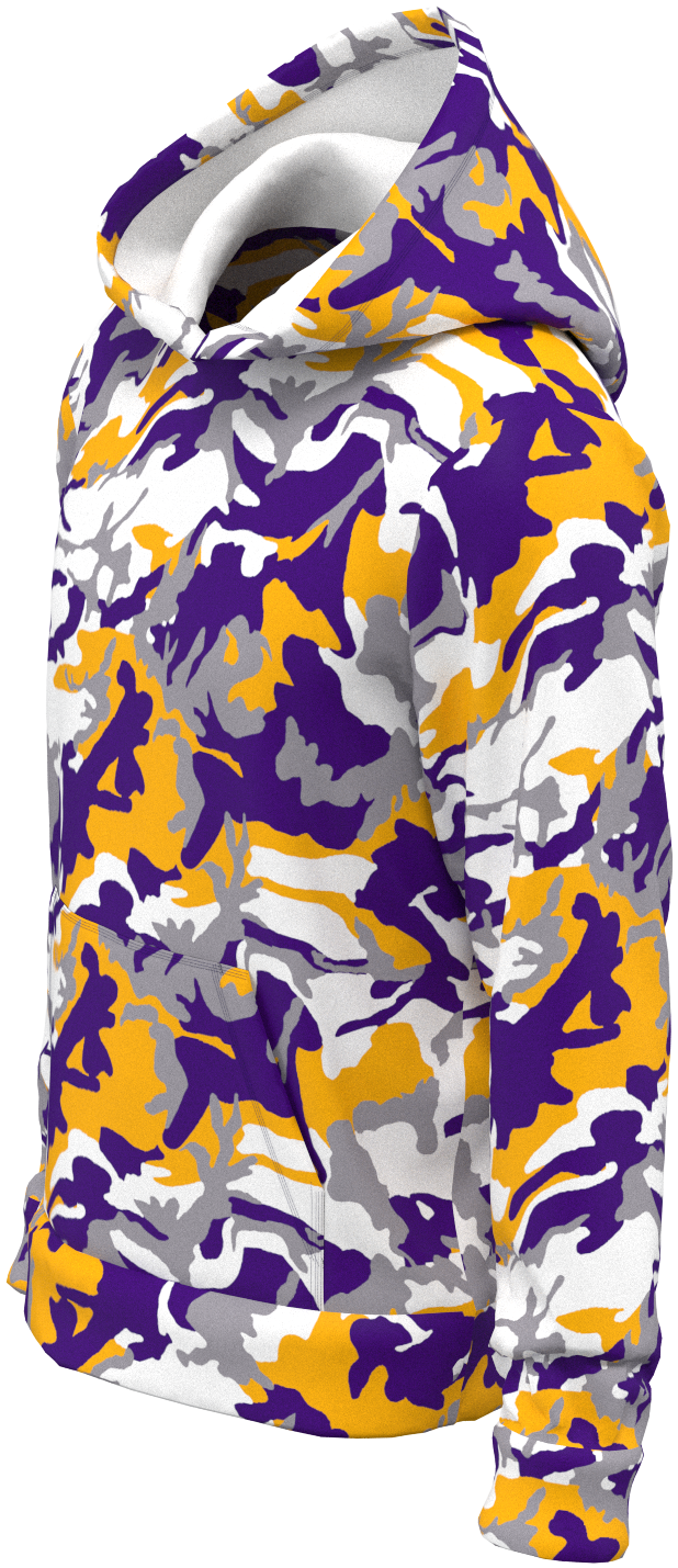 MN Camo Purple Yellow - Hoodie