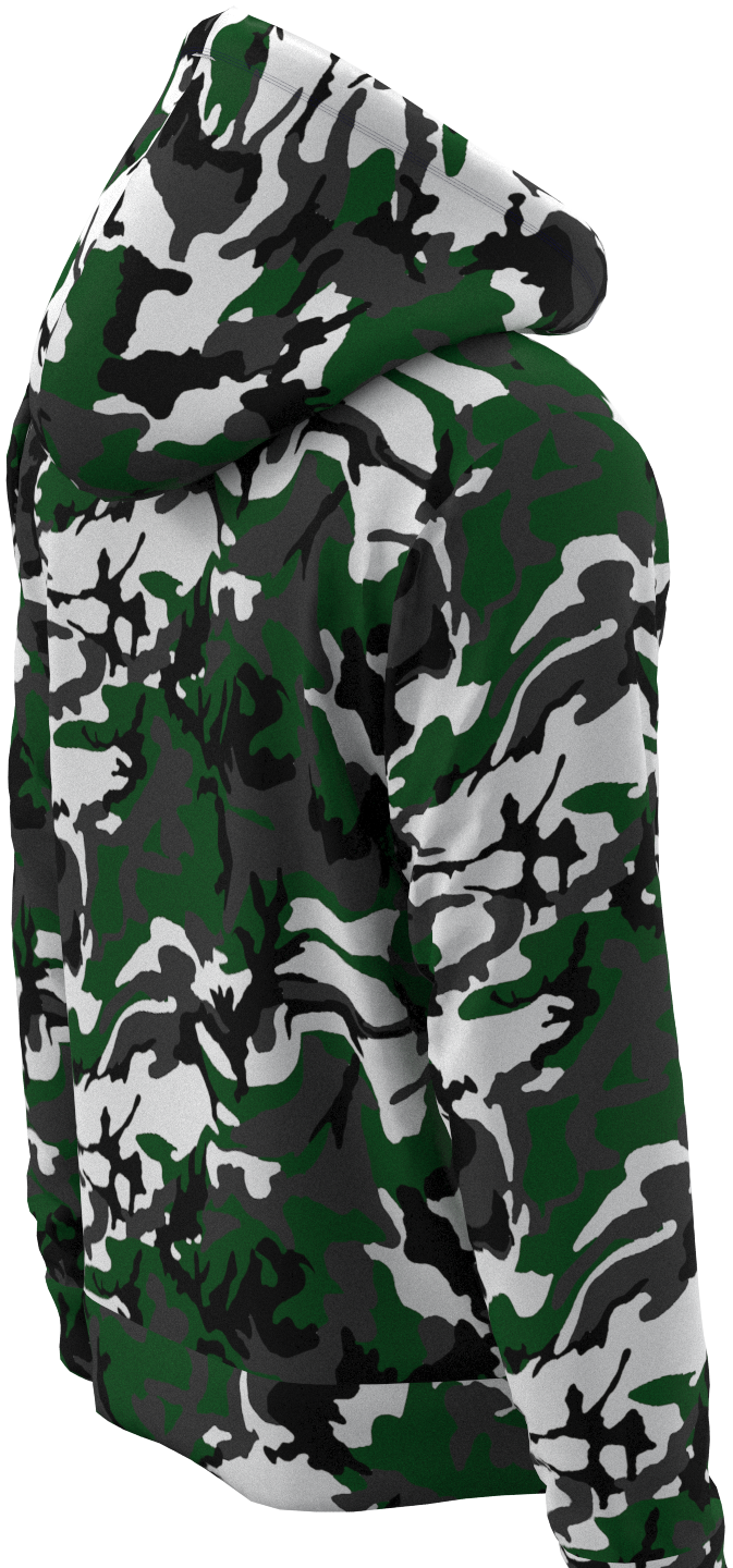 NY Camo Green White Black - Hoodie