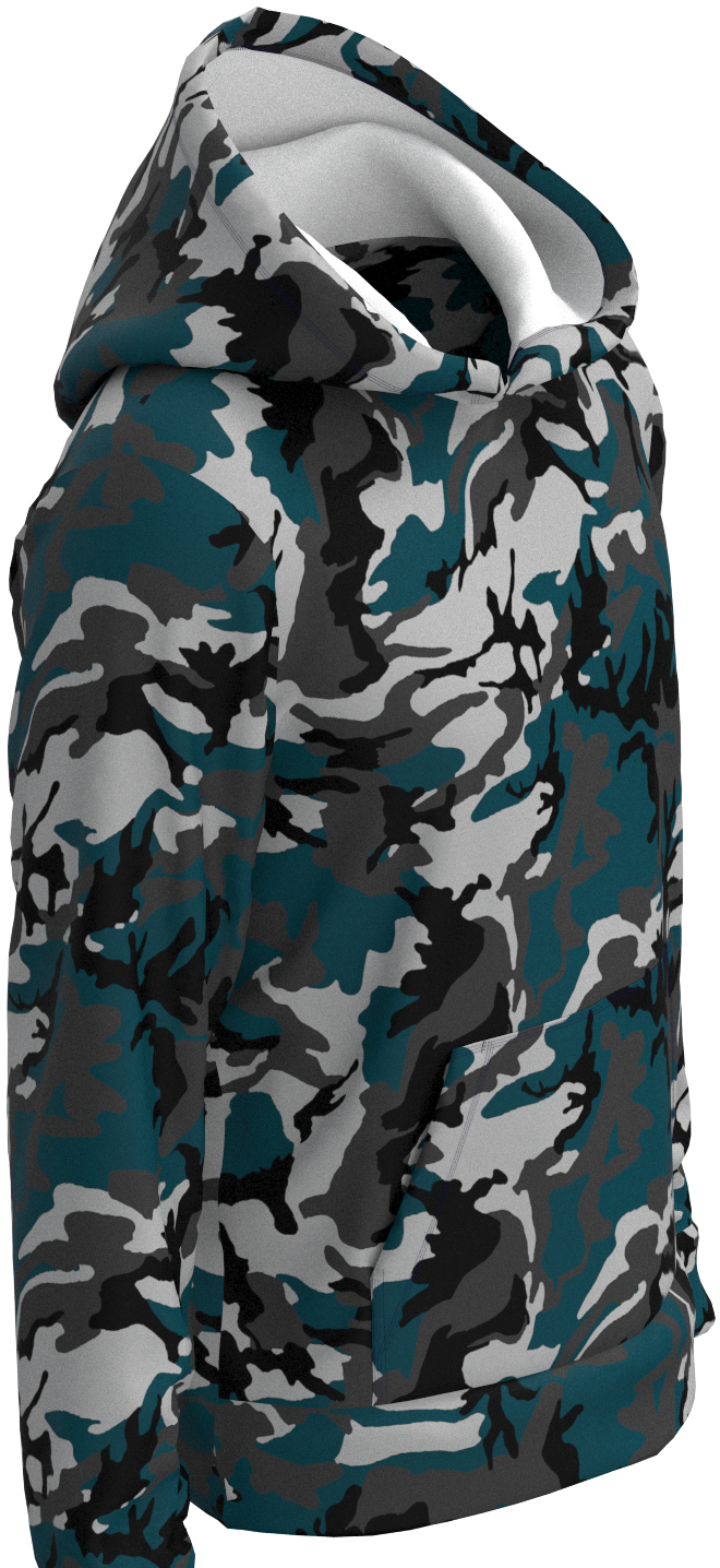 PHL Camo Green Black - Hoodie