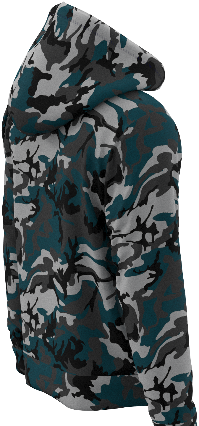 PHL Camo Green Black - Hoodie