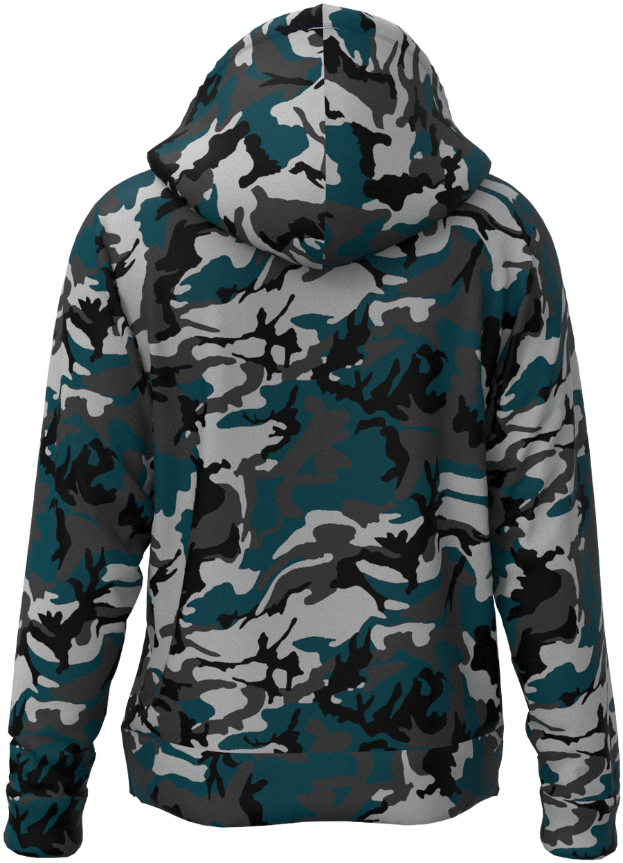 PHL Camo Green Black - Hoodie