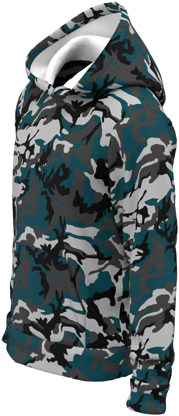 PHL Camo Green Black - Hoodie