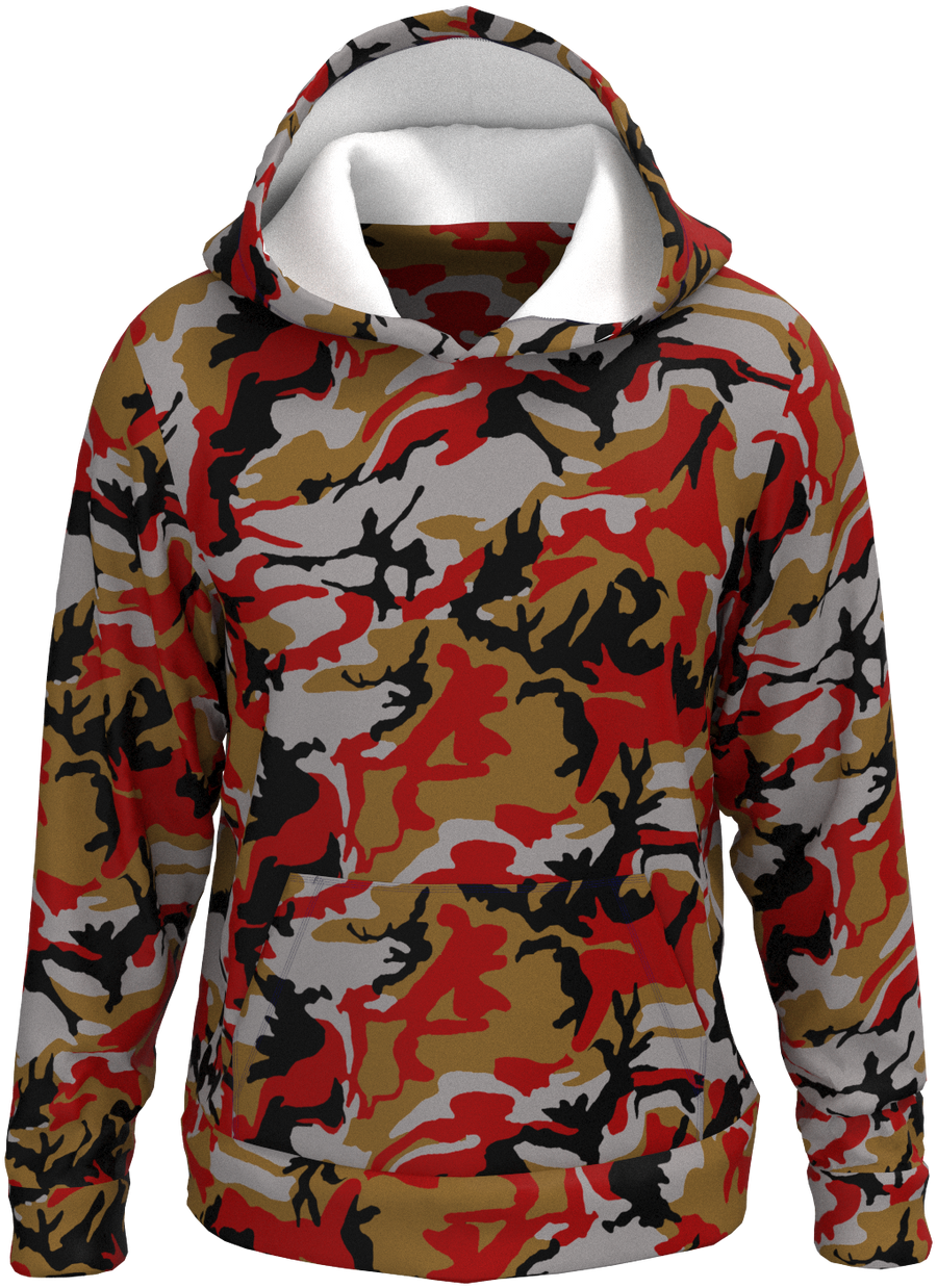 SF Camo Red Gold - Hoodie