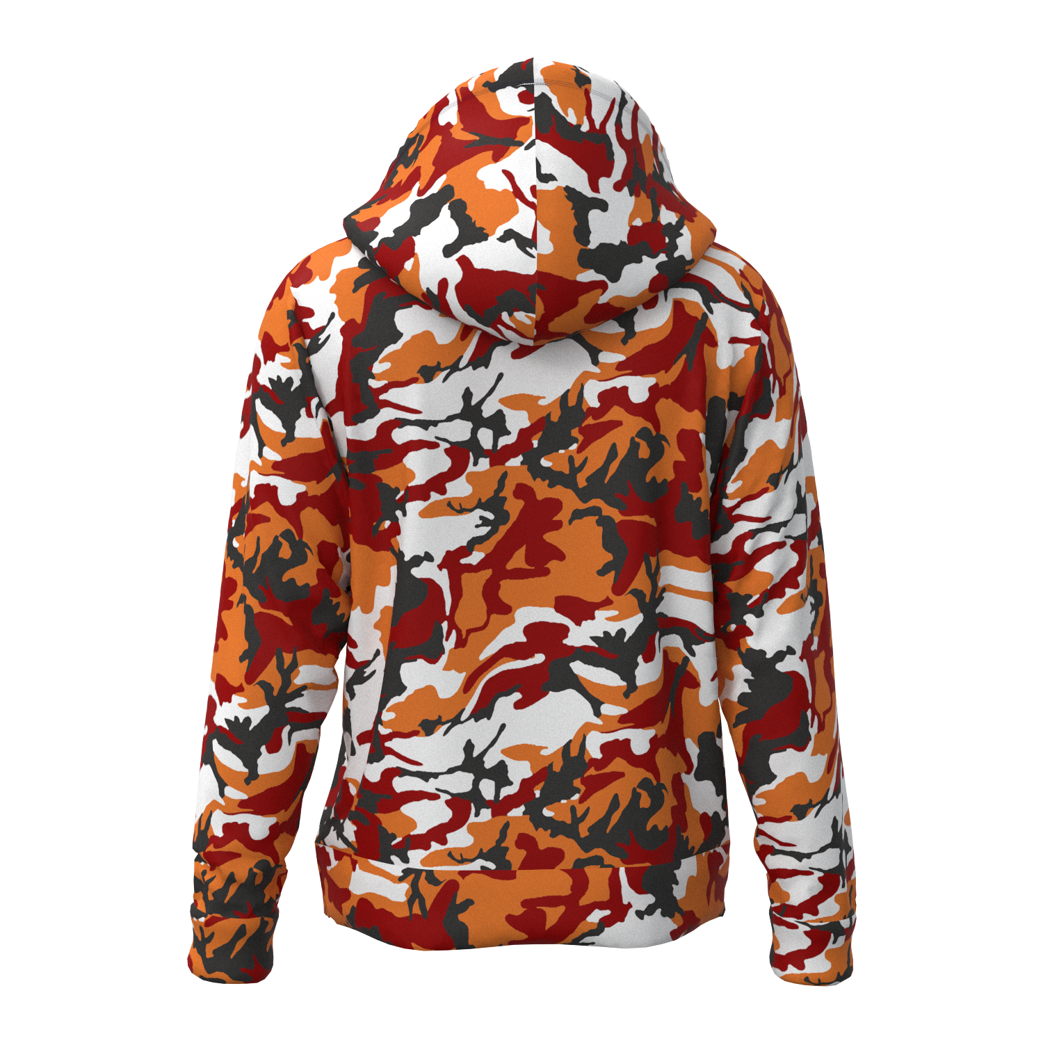 TB Camo Orange Red - Hoodie – Step One Sportswear