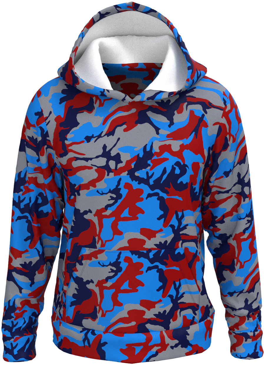 TN Camo Red Blue - Hoodie