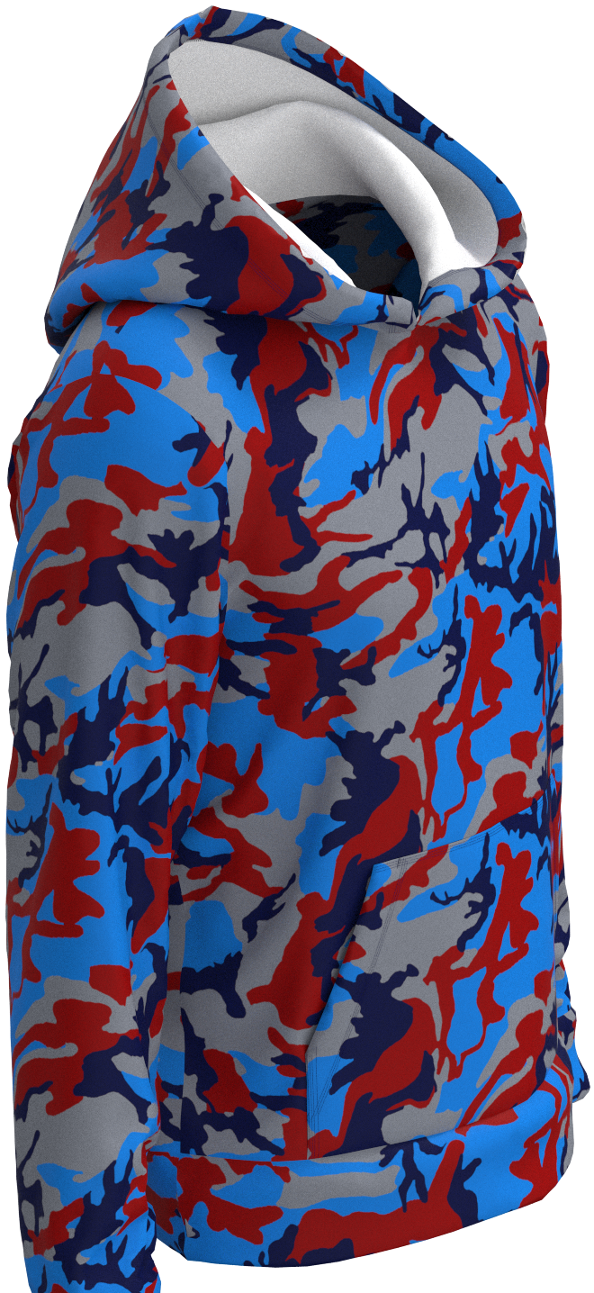 TN Camo Red Blue - Hoodie