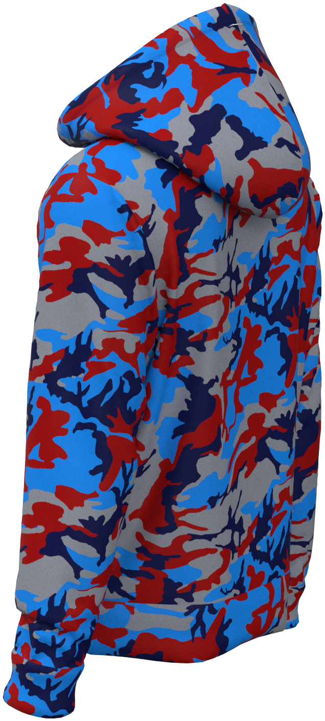 TN Camo Red Blue - Hoodie