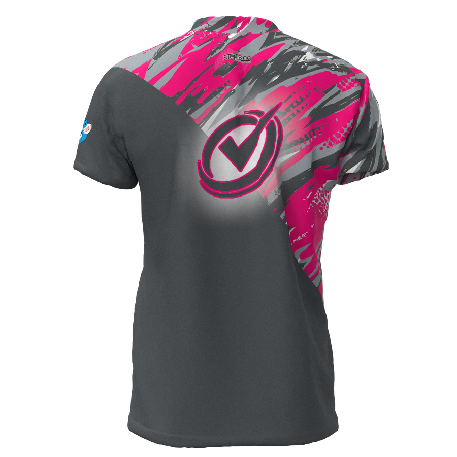 Crazy Zag Pink Performance T-Shirt NJYBT